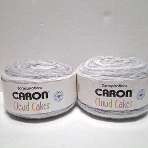 Caron Cloud Cakes Sleet Yarn NWT